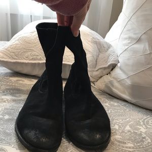 Black Suede Ankle Boots